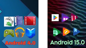 wow Google Play Icon Evolution 2008-2023