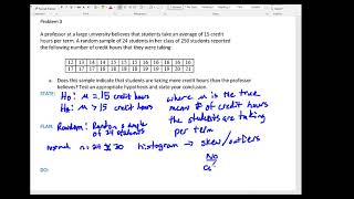 1 sample t-test for AP Statistics