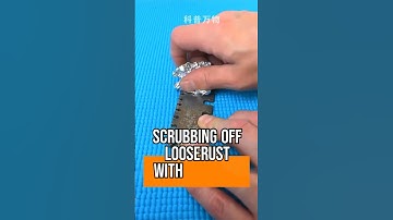 Aluminum foil removes rust—and the science behind it is wild ⚡🧲 #sciencehack #sciencerules