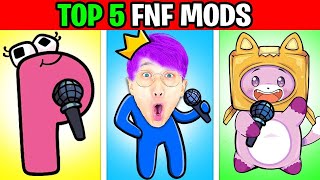 TOP 5 BEST FRIDAY NIGHT FUNKIN VIDEOS! (RAINBOW FRIENDS GETS HACKED, FNF ART, & SO MUCH MORE!)