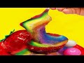 【ASMR】かわいい虹色いちご料理スライム　 音フェチ 　Cute rainbow colored strawberry cooking slime 　귀여운 무지개 빛깔의 딸기 요리 슬라임