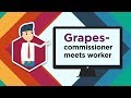 Grapes - commissioner meets worker