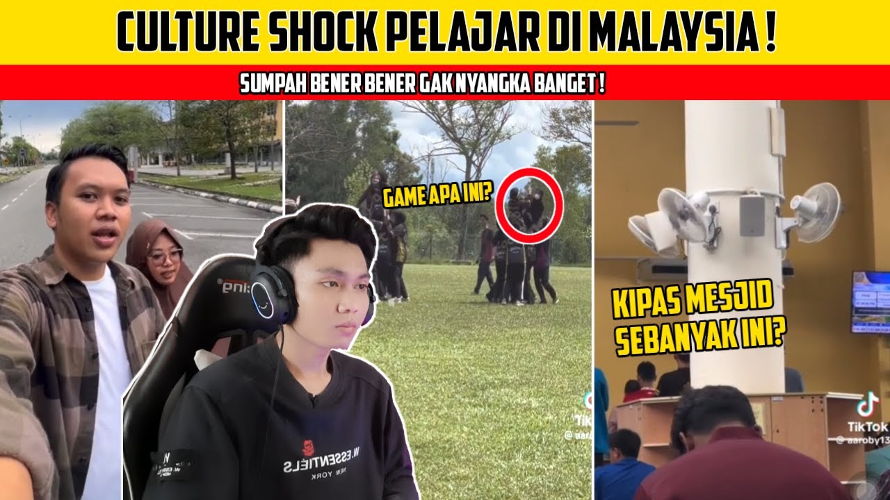 CULTURE SHOCK PELAJAR INDONESIA DI MALAYSIA ! Gak boleh salaman sama wanita?