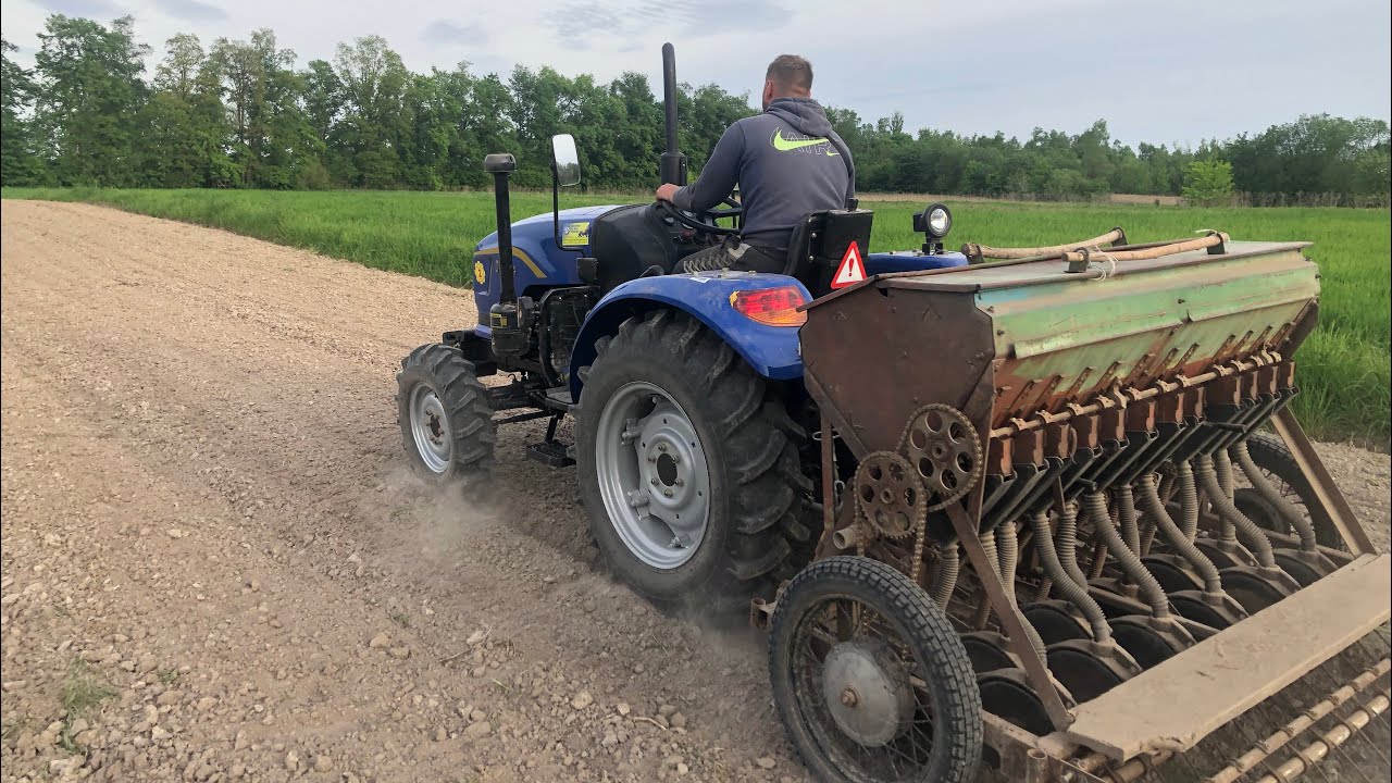 Донгфенг 404 з сівалкою сз-1.8 сіємо сою у брата