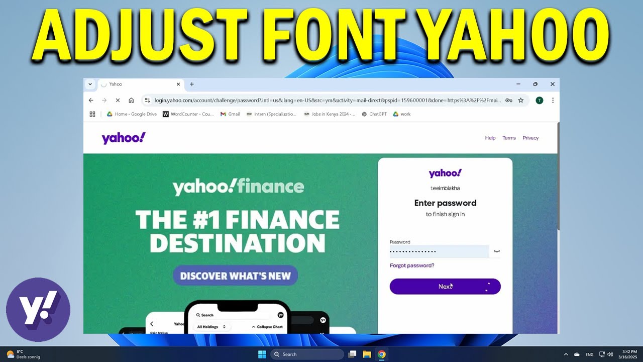 How To Change Font Size in Yahoo Mail - Quick Fix - YouTube