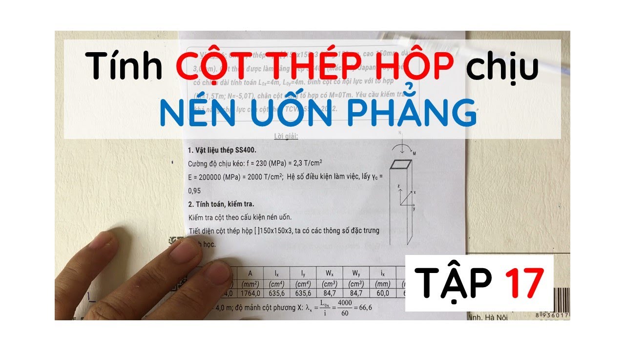 Giới thiệu về bảng tra mômen chống uốn của thép hình