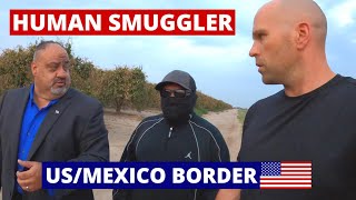 Questioning Human Smuggler At Us/Mexico Border 🇺🇸🇲🇽