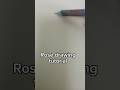 Rose drawing tutorial #youtubeshorts#learntosketch#drawingtutorial#easydrawing#howtodraw
