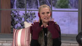 Multi-Mitt Gloves with Cell Phone Storage Pocket by Sprigs on QVC