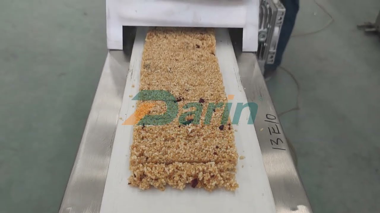 150kg/hr Muesli Bar Making Machine/How It's Made Snack Bars/Snack Bites Making Machine/Bar Former