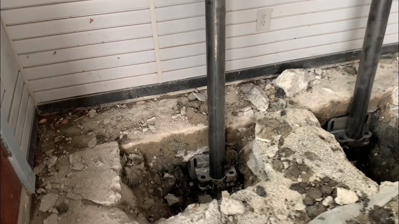 Foundation Pier Installation Push Piers Cost and Timelapse YouTube
