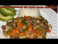 Picado De Verduras Con Carne Molida Guatemala