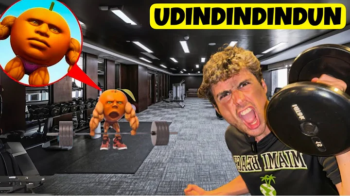 IF YOU SEE UDIN DIN DIN AT THE GYM, RUN AWAY FAST! 😱 *brainrot*