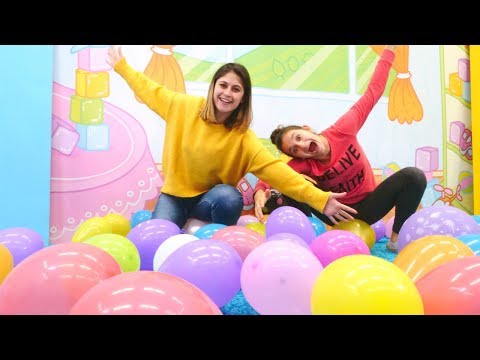 Balon patlatma Challenge! Süper eğlenceli video!