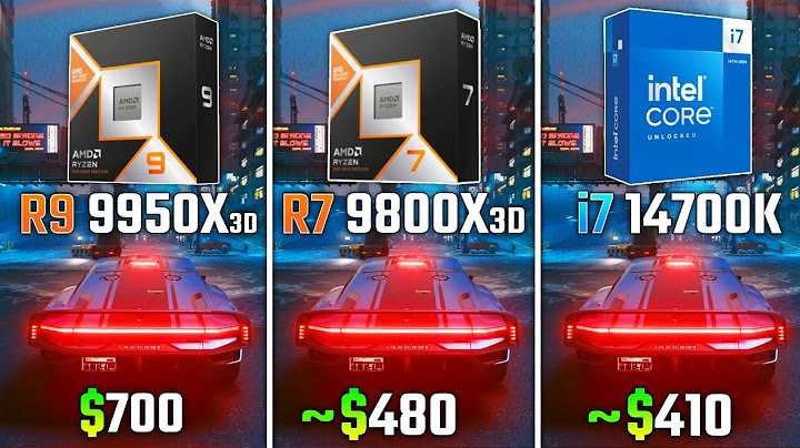RYZEN 9 9950X3D vs RYZEN 7 9800X3D vs INTEL i7-14700K | Test in 6 Games