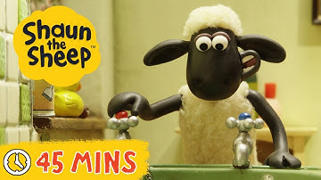 🌾 45 MINS of Best Bits of Shaun the Sheep 🐑 Seasons 1-5