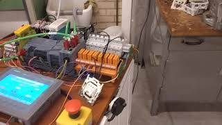 PLC controlled washing machine