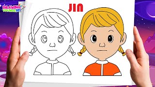 How To Draw Jin From Robocar Poli - Draw Robocar Poli screenshot 2