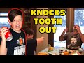 Kid Knocks Dad's Tooth Out After Throwing Can At His Face