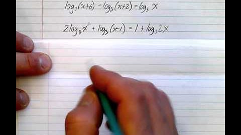 (4.4)  Solving Logarithmic & Exponential Equations