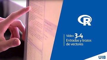 3.4 Entradas y trozos de vectores