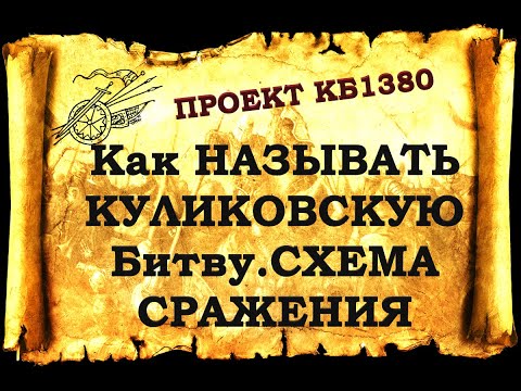 Проект КБ1380. Как называть Куликовскую битву и правильная схема сражения на Дону