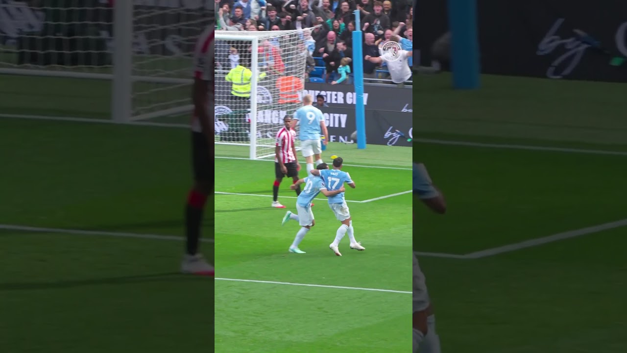 Rayan Cherki slots it home ⚽️ #goals #cherki #mancity #football #premierleague #win