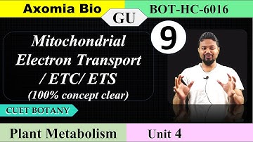 Mitochondrial Electron transport or ETC made Easy| 100% concept clear| CUET PG| Dr. Rajib Borah