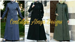 Classy Hijab Fashion || latest coat style Abaya/ Burqa  Designs || Jilbab Styles screenshot 3