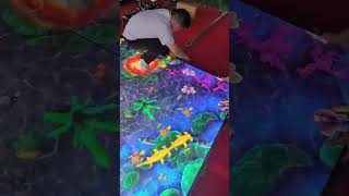 Let me tell you how to install the floor tile screen#shorts #leddisplay #eagerled #ledscreen