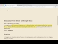 Distraction Free Mode — Google Docs & Slides