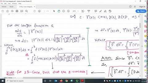 $16.2: Line Integrals | Calculus 3 Lecture – Dr. Dahal