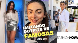 IMITANDO OUTFITS de FAMOSAS 😎 con FASHIONNOVA (Zendaya, Tini, Lali y +)| Cande Copello