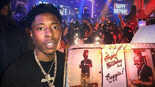 Reggie Snuck His Birthday Cake In The Club Bday Vlog