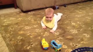 Phoebe crawls