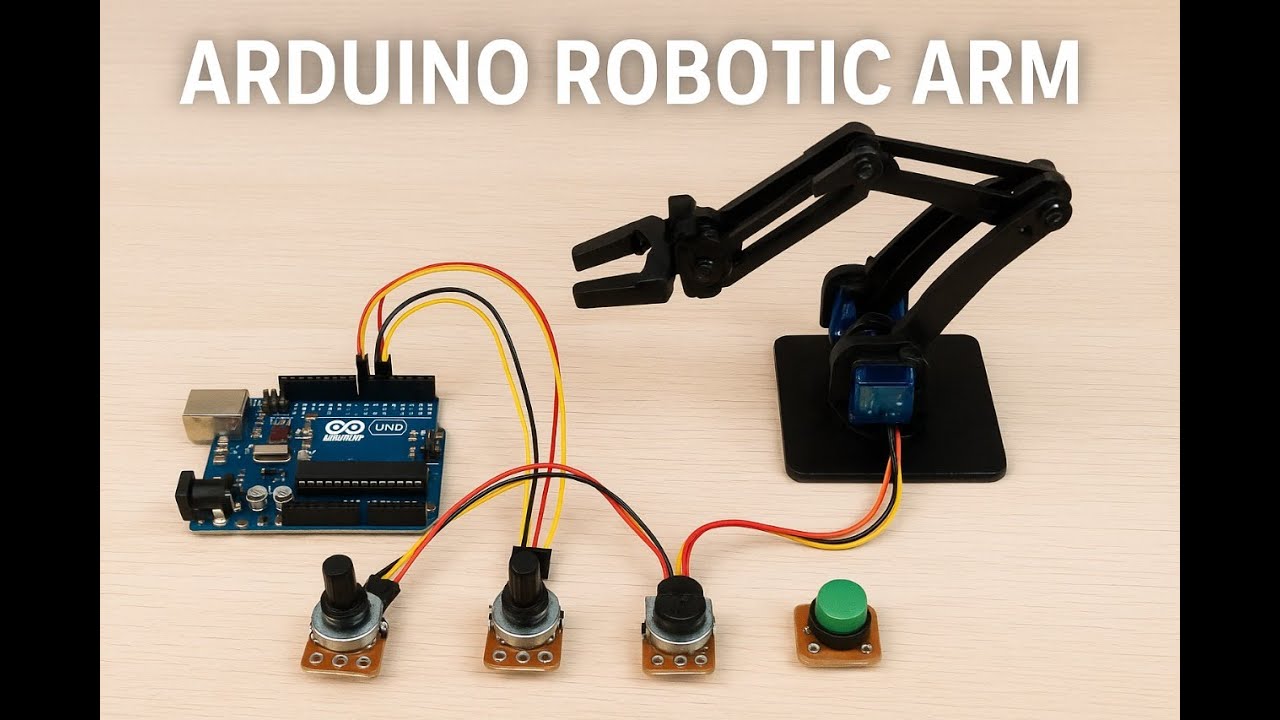How to make a arduino robot arm - YouTube
