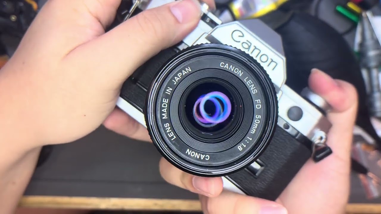 Canon AE1 w nFD 50 1.8 (preorder unit) - YouTube