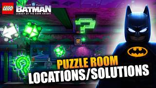 LEGO Batman: Legacy of the Dark Knight All Riddler & Cluemaster Puzzle Room Locations & Solutions