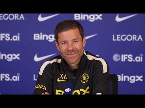 Video Xabi Alonso pleased with Chelsea squad as he looks and expects Fernandez to stay