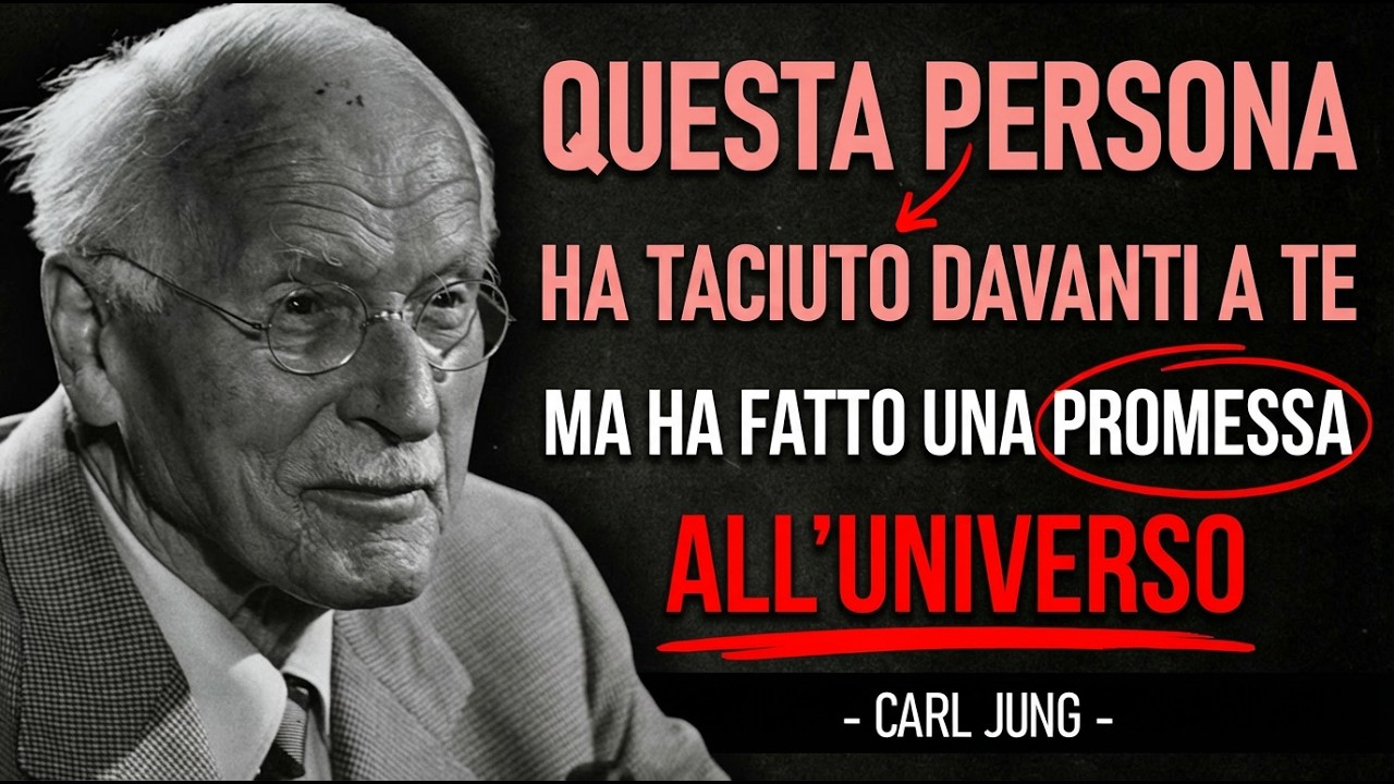 🌌 QUESTA PERSONA taceva davanti a te, ma fece una promessa all'universo | Carl Jung
