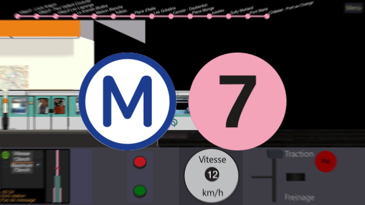 PMD v.2.2 | Ligne 7 Villejuif - Louis Aragon → Châtelet - Pont au Change | MF77.