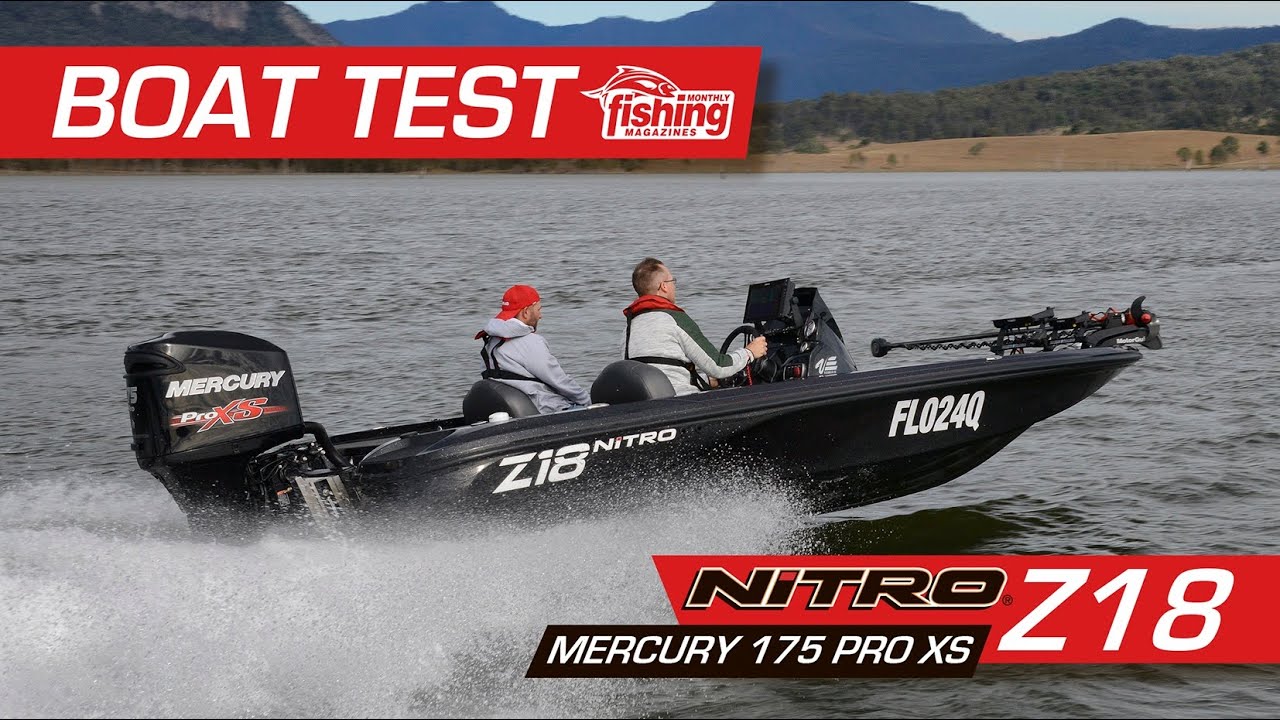 tested nitro z18 with mercury 175 pro xs - youtube