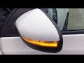 How to install VW Golf MK6, Plus, GTI, Passat, Jetta, Touran dynamic blinker side mirror indicator