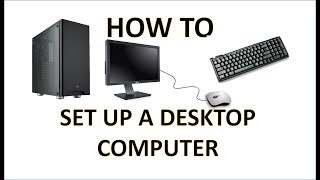 Computer Basics: Setting Up a Computer