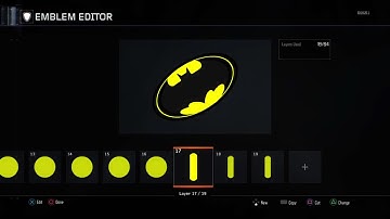 Call of Duty®: Black Ops III Batman emblem tutorial quick and easy