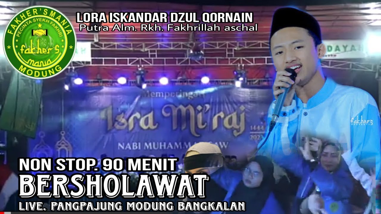 Meskipun Hujan Tetap Bersholawat Bersama _ Lora Iskandar Dzul Qornain