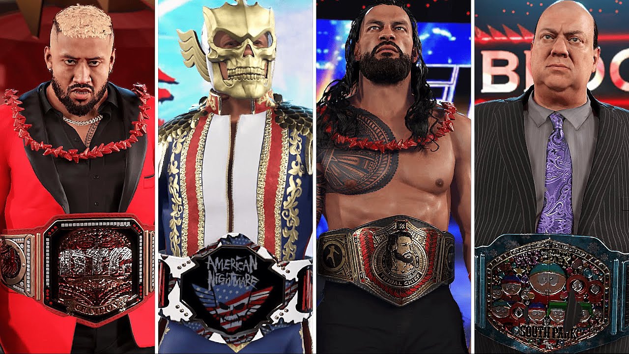 The Most Epic Championship Belt Designs in WWE 2K25 - EP 08