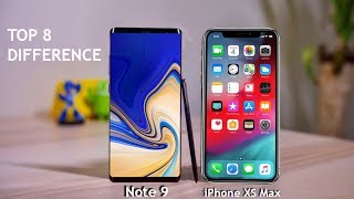iPhone XS Max vs Note 9 | Difference between !