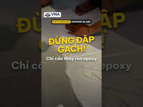 Ron đen mốc? Đừng đập gạch! Thay ron epoxy Demex – Duplex Diamond Island | Epoxy Sand Grouts