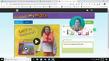 How to access MyMath Tutoring through McGraw Hill